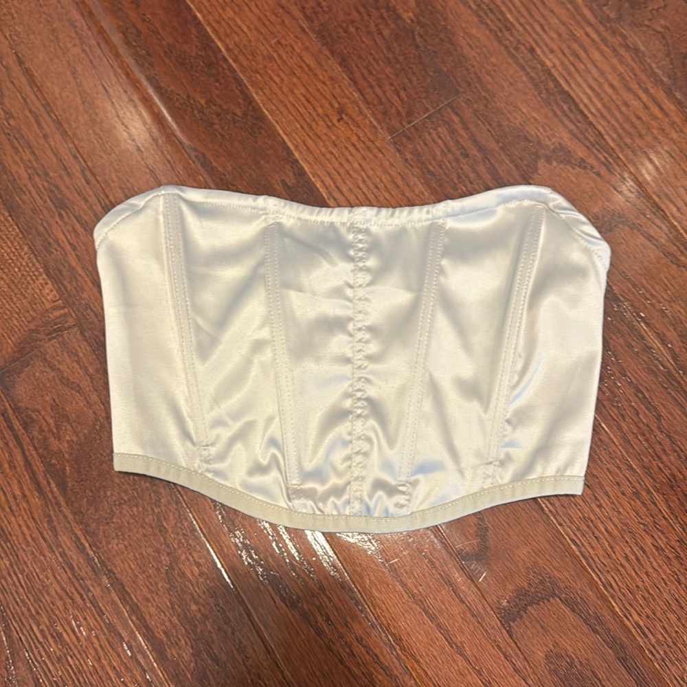 Strapless corset top